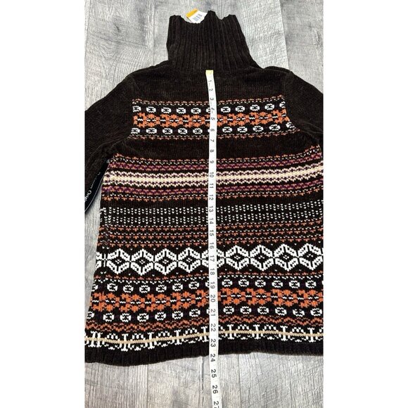 Designers Original Sweater‎ Womens Small Turtleneck Colorful Crochet Soft NEW - Picture 7 of 12